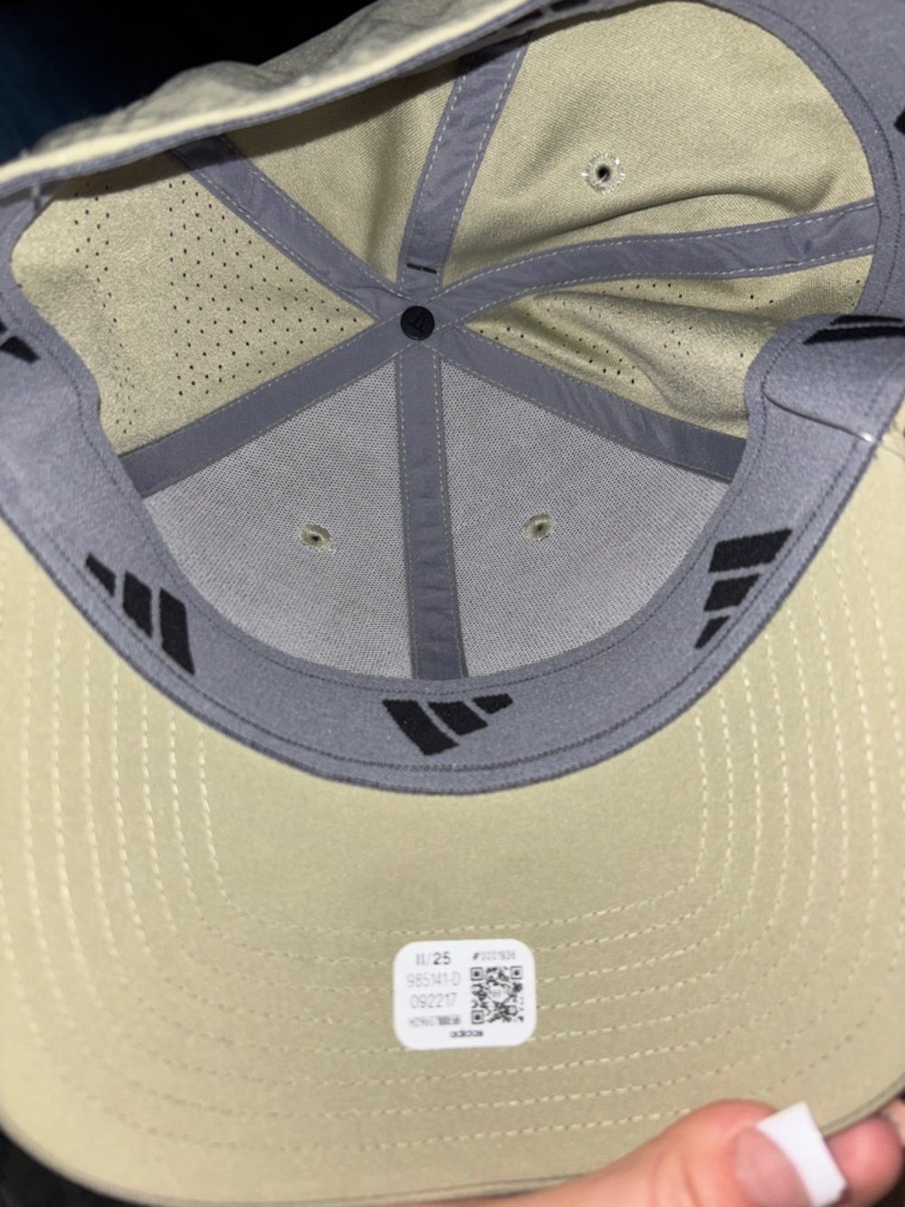 adidas Performance Stretch Cap in Clay Grey - Picture 4 of 7